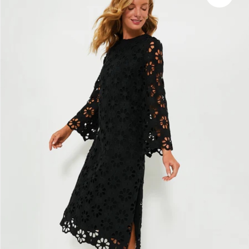 Tuckernuck Noir Eyelet Hutton Dress NWT
